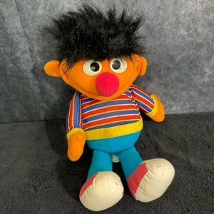 Vintage 1986 Sesame Street Ernie Plush Toy
